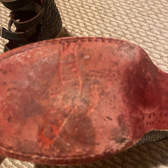 SOLD Black snake Marcel bootie - Picture 3 of 3